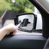 Car Side Mirror Squeegee Telescopic Auto Mirror Squeegee Cleaner for Rainy Foggy Weather Pink & Black
