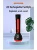 Rechargeable LED Flashlight: Compact, High Brightness, Long Battery Life, Long Range, Ideal for Hotels and Emergencies.