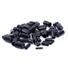 Pack of 180 Rubber End Caps Flexible Cover Flexible Black Bolt Caps Set PVC Rubber End Caps for Screws & Lubrication