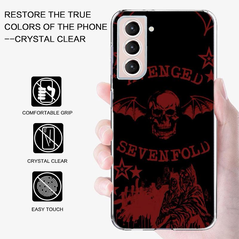 A-Avenged Sevenfold Phone Case For Samsung A16 A26 A36 A56 A17 A15 A25 A35 A55 A14 A24 A34 A54 A04S A05S Galaxy Note 20 10 9 8 A