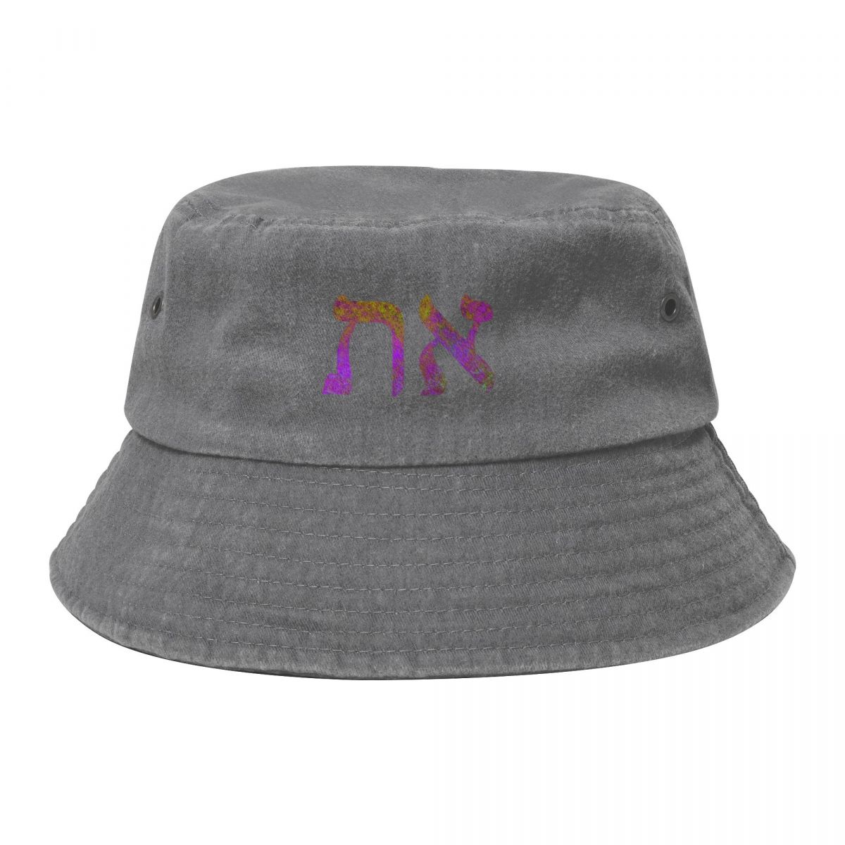 Aleph Tav The First and the Last Yahuah Christian Hebrew Bucket Hat Luxury Unisex Hat Streetwear birthday Womens Unisexs
