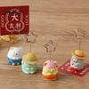 Waterproof Note Holder Desktop Memo Clip Stand, Cartoon Animal Message Holder, Cute Resin Base Photo Hand-painted Display Clip, Table Number Name Card