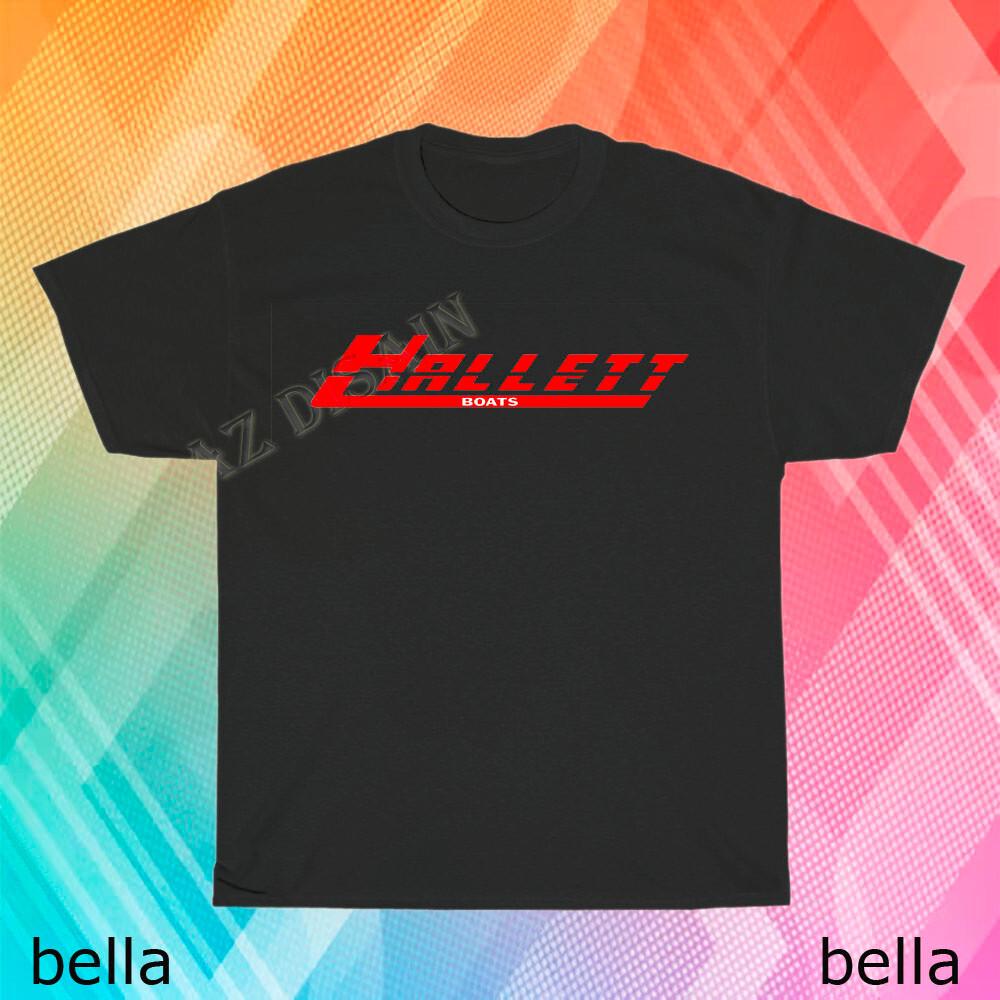 New Hallett Boats Powerboats Logo T-Shirt Funny Size S To 5XL