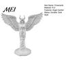 Matte Texture Ornaments Demon Angel Statue, 3D Printed Wings Texture, Devil Fall-Resistant Ornament for Desk Study Entrance Hall Decoration