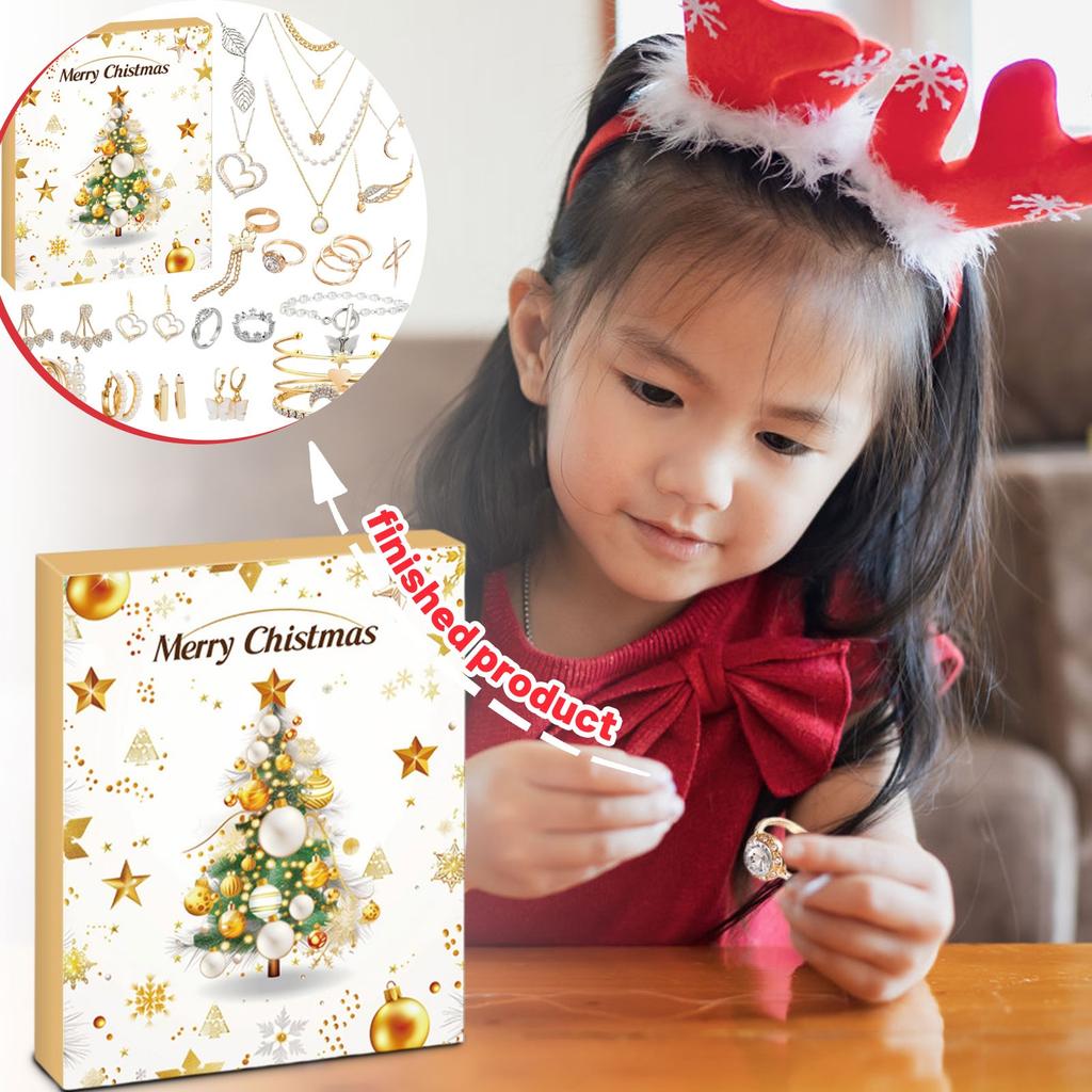 The 24- Calendar Arrival Series Of Bracelet Accessories Christmas Surprise Blind-box