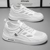 Summer Men's Shoes New Breathable Hollow Hole Shoes Men's Trend Versatile White Shoes Net Shoes Casual Board Shoes Trendy Shoes