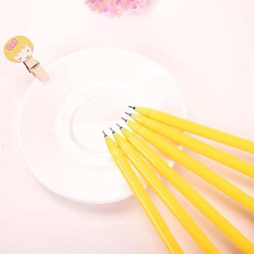 3 Pcs Cute Cartoon Pumpkin Style Gel Pen Creative Plastic Replaceable Pen Refill Gel Pen Sign Pen Student Supplies