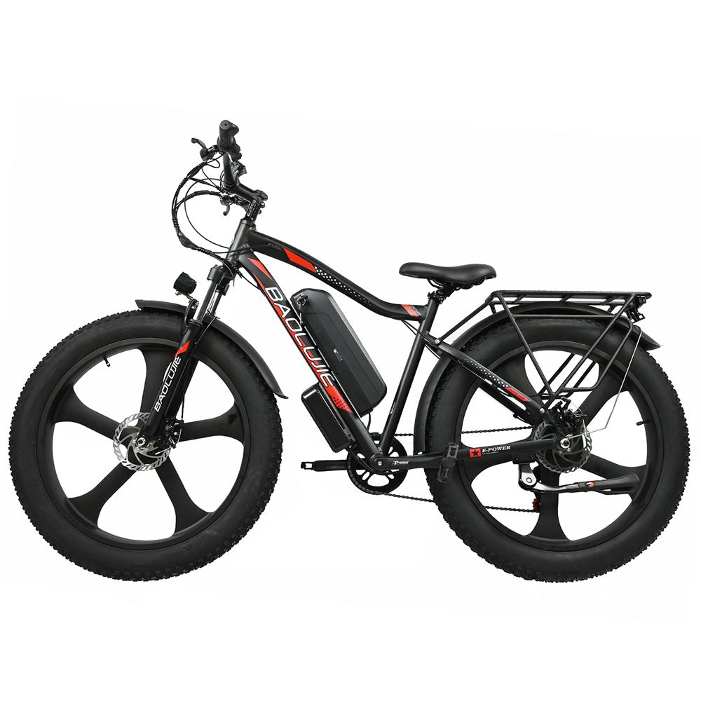 BAOLUJIE DP-2620 Integrated Wheel Adult E-Mountain Bike  500W Motor 48V13AH Battery 26 Inch Fat Tires Off-Road Electric All-Terrain Electric Bicycle