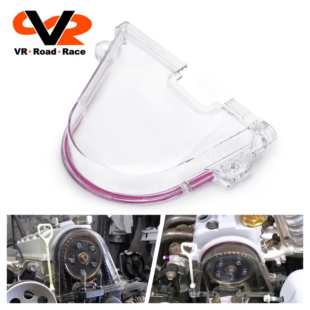 

Lightweight Transparent Timing Belt Pulley Cover for Honda EK Engine VRROADRACE
