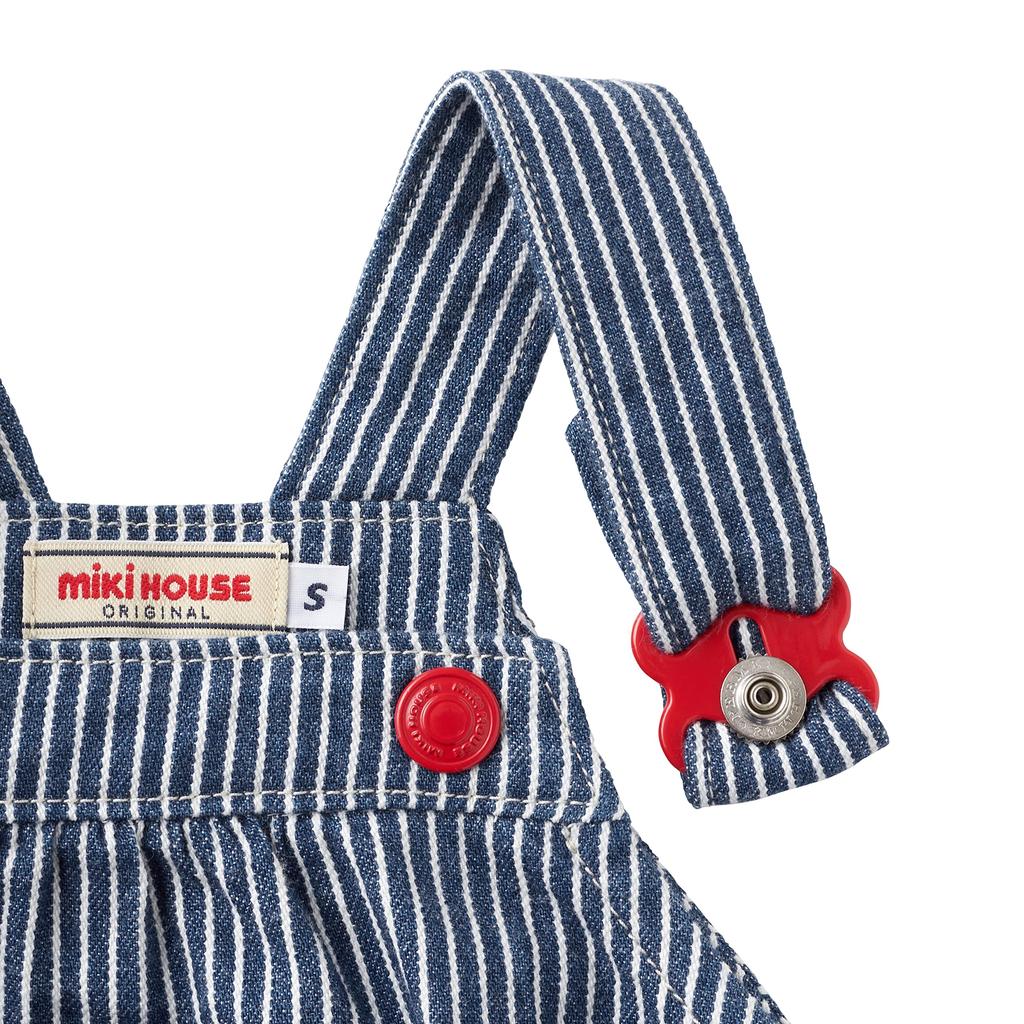 Made In Baby S Navy X White [Miki House] Rompers, Overalls, Logo, Plain, Japan, Boys, Girls, Baby, Kids, Clothes, Infant, Children's Clothes,