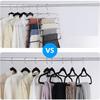 siawadeky 5-Tier Pants Hanger, Set of 2, Non-Marking, Wrinkle-Resistant, 360 Rotating, Multi-Functional Storage, Suitable for Clothes Storage, Compac
