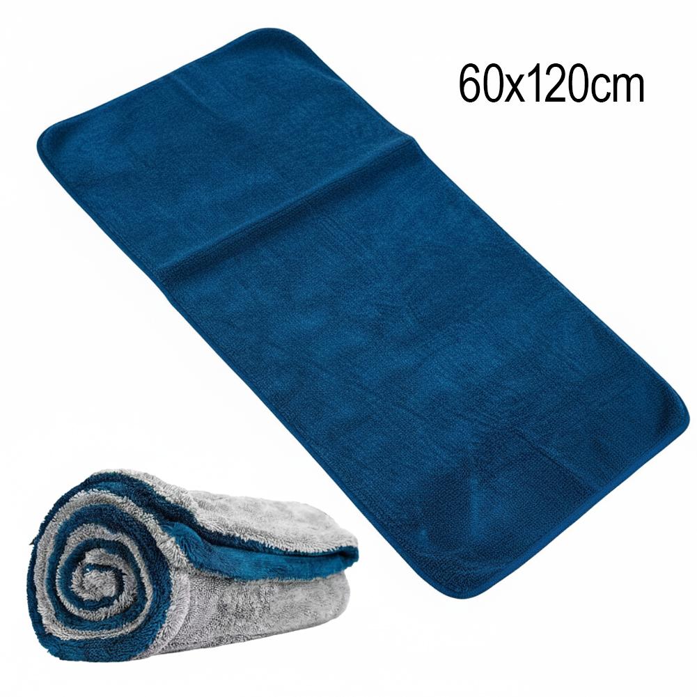 60X120Cm Oversized Car Towel High Absorbent Soft Scratch Free Cleaning Towel Heavy-Duty Thick Car Drying Cloth For Car Detailing