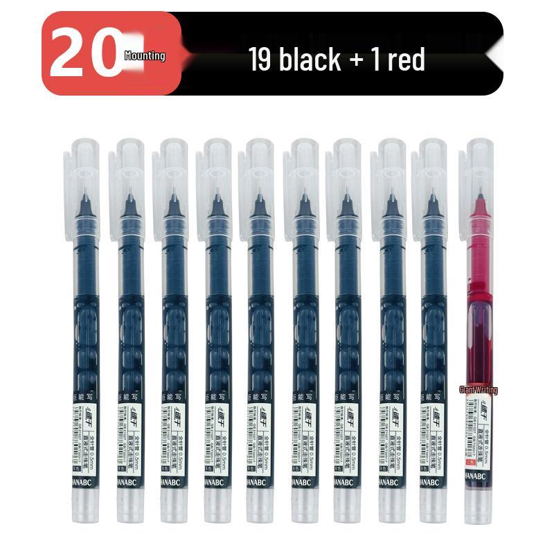 

Quick-Drying Black Rollerball Pen 0.5mm - Water-Based Ink, Refillable, Ideal for Students and Signatures 0.5mm