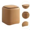 Cestino per rifiuti Countap Cestino Push Multiuso Pulsante 13.5x13.5x14.5 Cm Piccolo Contenitore per Riciclaggio