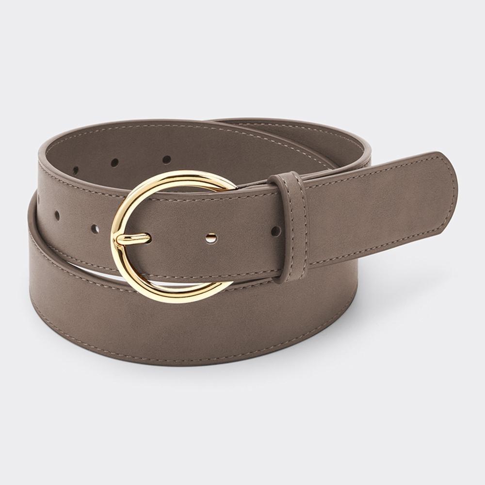 Buy GU by Uniqlo Circle Buckle Wide Belt at affordable