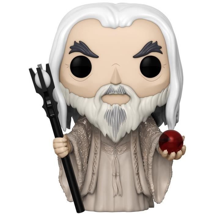 Figurine - funko - saruman - 10 cm - détails précis - licence le seigneur des anneaux
