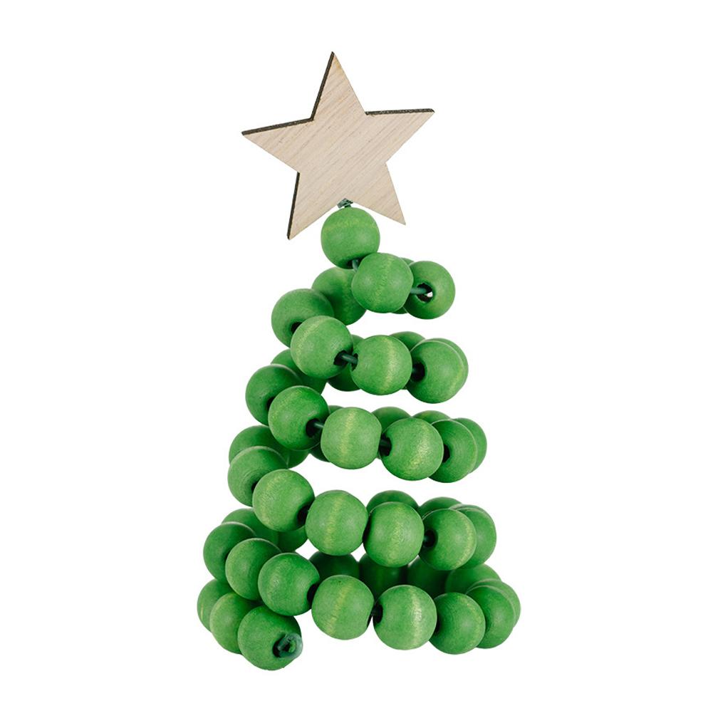 1PC New Christmas Decoration Creative Nordic Style Wooden Christmas Tree Desktop Ornament