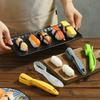 Sushi Making Mould Onigiri Lunch Sushi Maker Making Tools Diy Bento Rice Ball Easy To Make Plastic Sushi Kit Kitchen Gadgets
