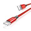Baseus Yiven 1,8 m rotes geflochtenes Lightning-Kabel