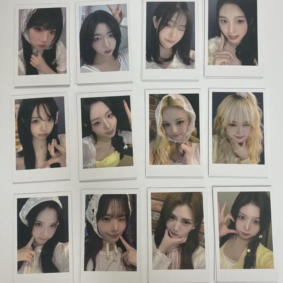 12 Person Set Triples Assembly 25 Polaroid Photocard Unreleased Pre-order Benefit