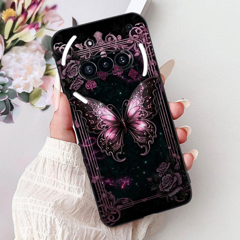 For Nothing Phone 3A 2025 Case A059 Fashion Flower Cats Cartoon Silicone Soft Shockproof Cover For Nothing Phone3A 3A Pro Bumper