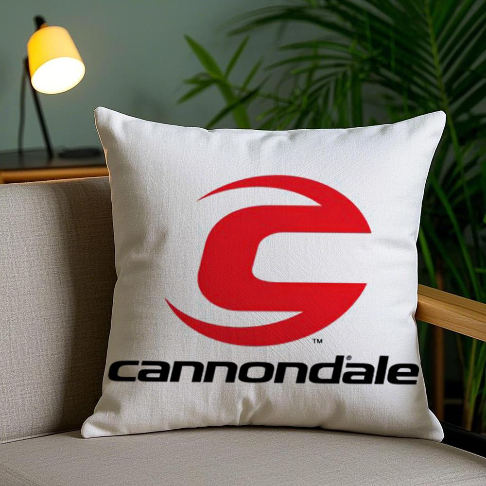 Brand C-C-Cannondaless Cushion Cover Plush Fabric Soft Double-Sided Printed Invisible Zipper Sofa Pillow Case Home Decor