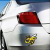 Waterdichte Statische Hechtende Autosticker Zonder Lijm Grappige Bloem Boze Wesp Decoratie Verwijderbare Autokunst Voor Achterbumper