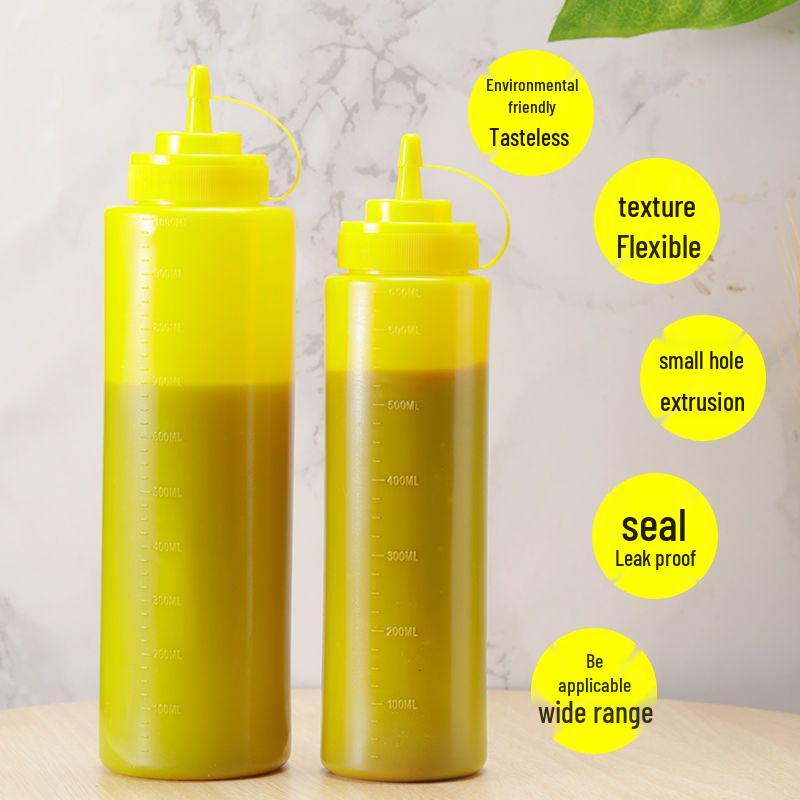 Commercial Plastic Squeeze Bottle for Sauces and Dressings