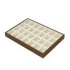 Retro Jewelry Box Walnut Wood Display Jewelry Holder Stackable Grain Jewelry Tray  Boutique