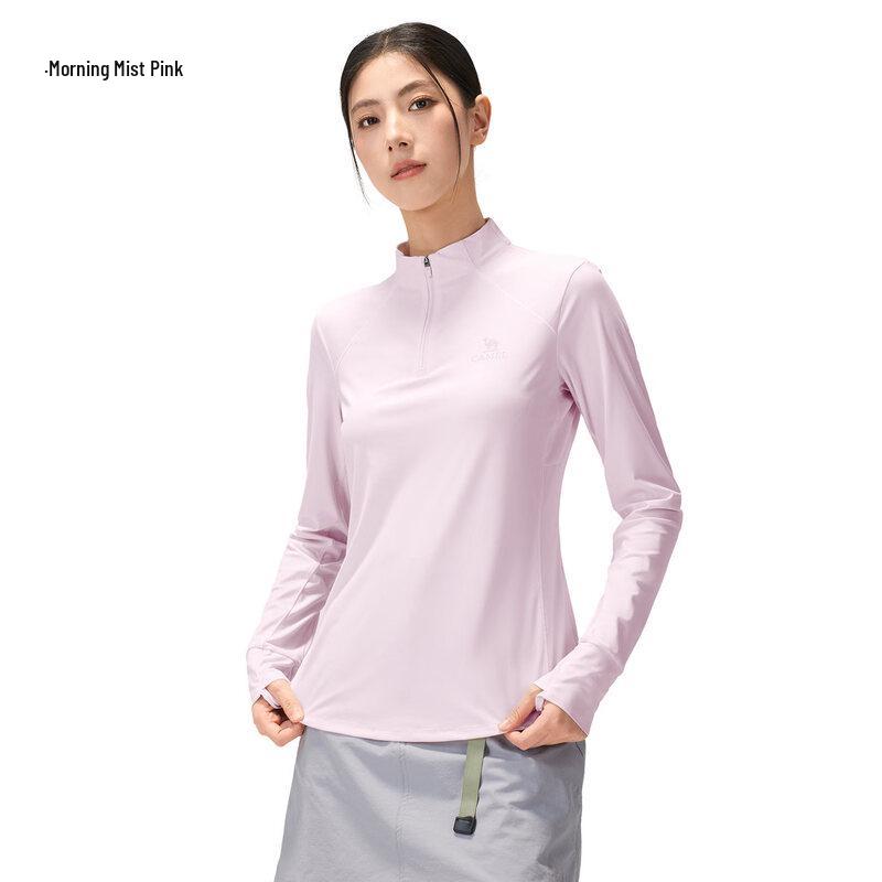 Camel Mint Quick-Dry Long-Sleeve T-Shirt