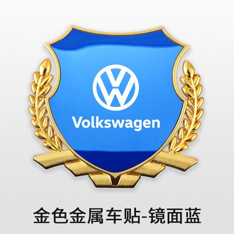 

3D Alloy Car Fender Emblem Laser Logo Window Badge For Volkswagen Golf Bora Jetta Beetle Scirocco POLO Sharan Sagitar Magotan