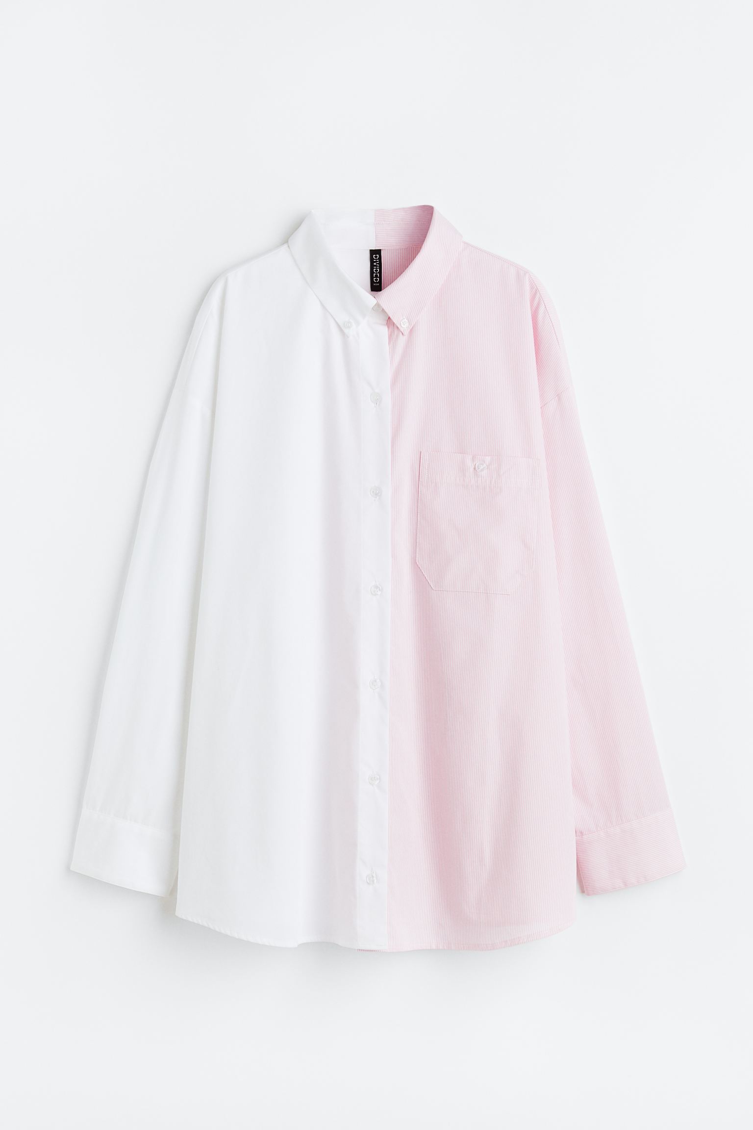 

Oversized poplin shirt
