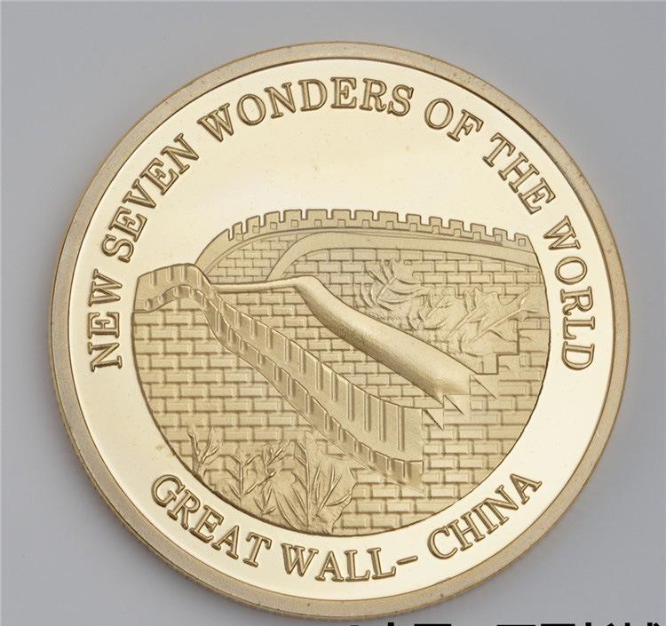World Wonders Gold Coin: Roman Colosseum & Taj Mahal