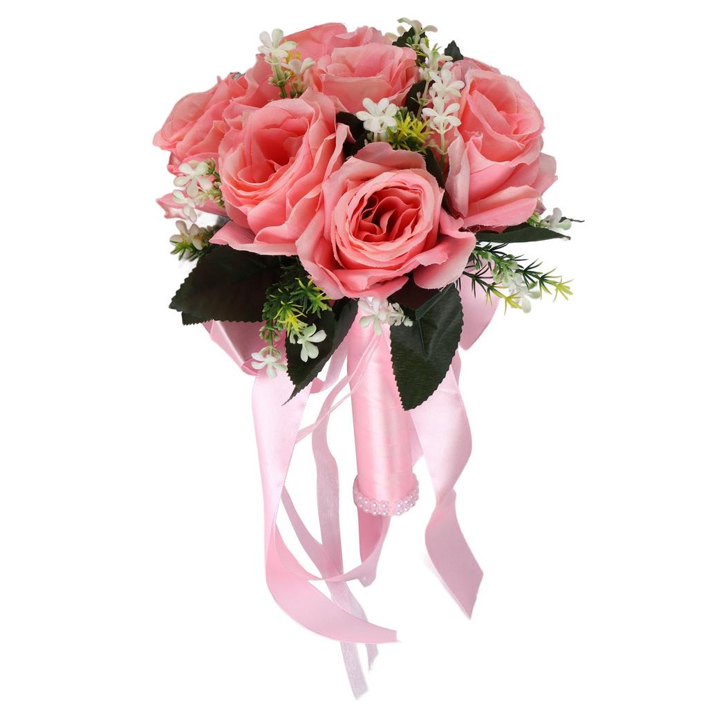 Artificial Wedding Bouquet Silk Flower Simulation Bouquet for Holding Flowers