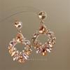Silbernadel Hofstil Strass-Wassertropfen-Ohrstecker – Luxuriöse, Hochwertige, Modische Ohrstecker-Accessoires