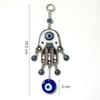 Fatima Hand Blue Eye Wall Hanging Wind Chime Art Crafts Ornaments Meditation Yoga Healing Home Room Decor