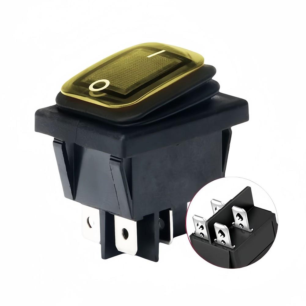 20A DPST Switch Rectangular Rocker Switch Waterproof Rocker Switch
