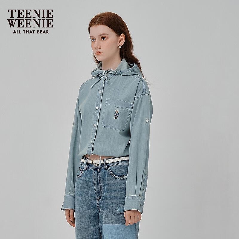 Teenie Weenie Women's Little Bear Denim Shirt