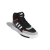 adidas Originals Drop Step J Mid Top Kids' Skateboarding Shoes Black Gray White Teenagers EE8756
