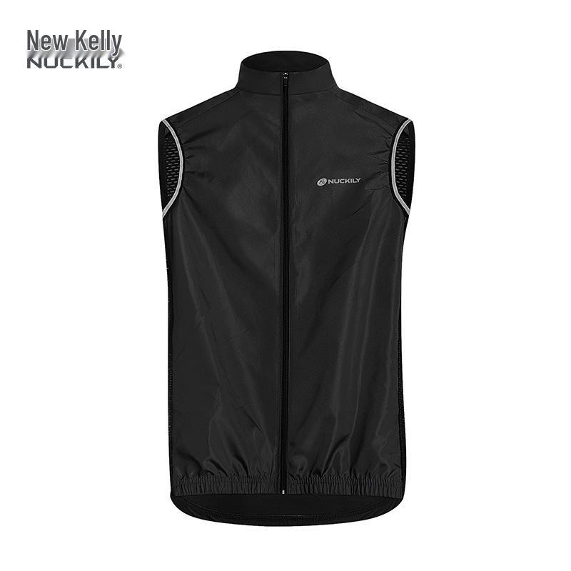 Men s and Women s Windproof Cycling Vest – Breathable, Lightweight, Sleeveless for Spring/Summer XX-Large чёрный