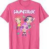 Girl Group Printed T-shirt Hunter Print Magic Men's and Women's Cotton Round-neck Short-sleeved Tops  Women Clothing Harajuku