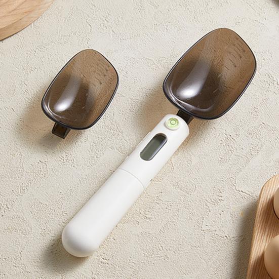Digital Measuring Spoon Electronic Measuring Scoop Scale 500g/0.1g High Precision Small Kitchen Weighing Cup with LCD Display for Cooking Baking