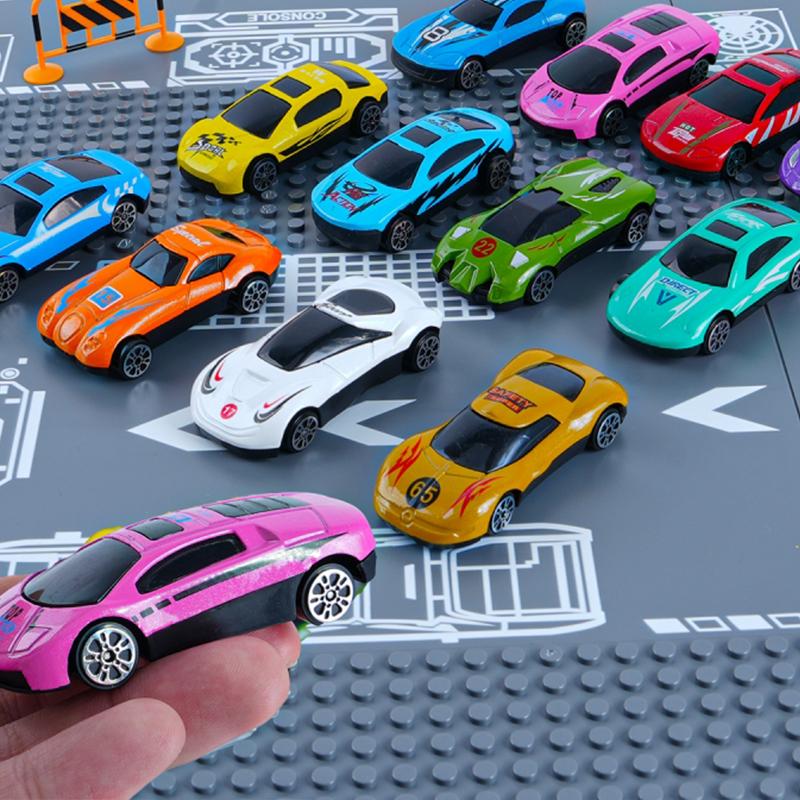 Cool Alloy Catapult Cars 1:64 Metal Alloy Car Toy 12Pcs Mini Model Toys Boys Children'S Day Birthday Christmas Gifts