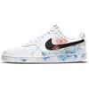 Court Vision 1 Meereslilie Nicht schläfrig Abriebfest Niedrig geschnitten Skateboard-Schuhe Herren Weiß Blau Rosa DH2987-101(team488-)