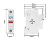 Solar DC Fuses 1000V PV Photovoltaic 6A 10A 15A 20A 25A 30A  DC Fuse Holder Base  for Solar System Short Circuit Protection gpV