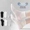 Men's Summer Thin Cotton Mesh Breathable Non Slip Corset Waist Not Stuffy Feet Short Socks