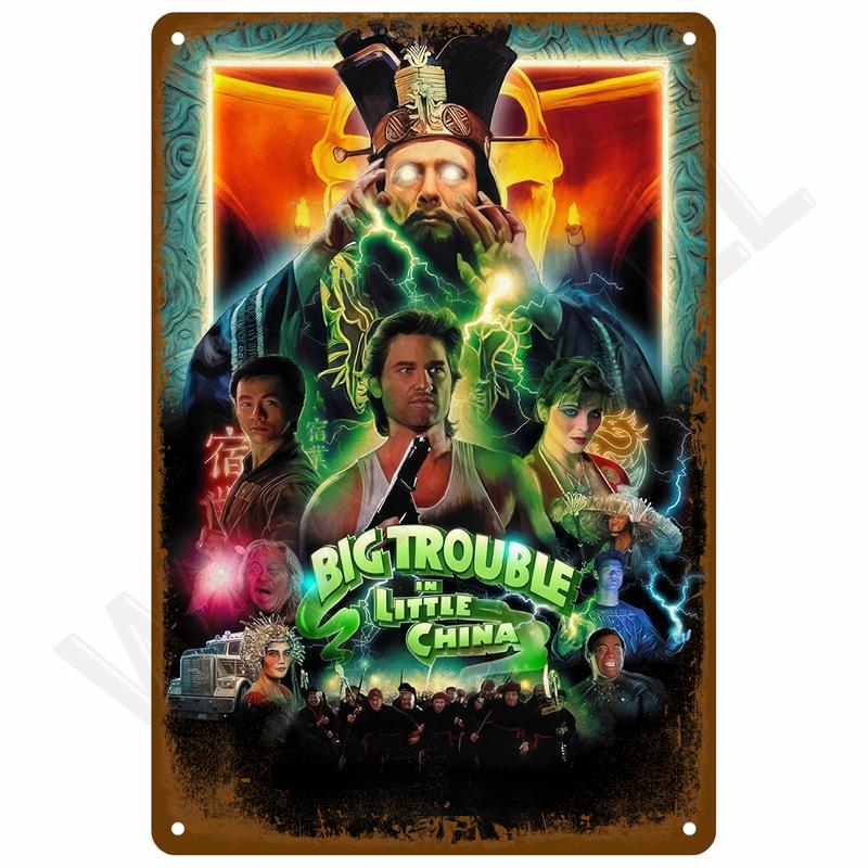 Retro Metal Sign Wall Art Mural Aesthetic Room Home Decor Items Poster Vintage Metal Plate Garage Decoration Tin Sign Plates Bar