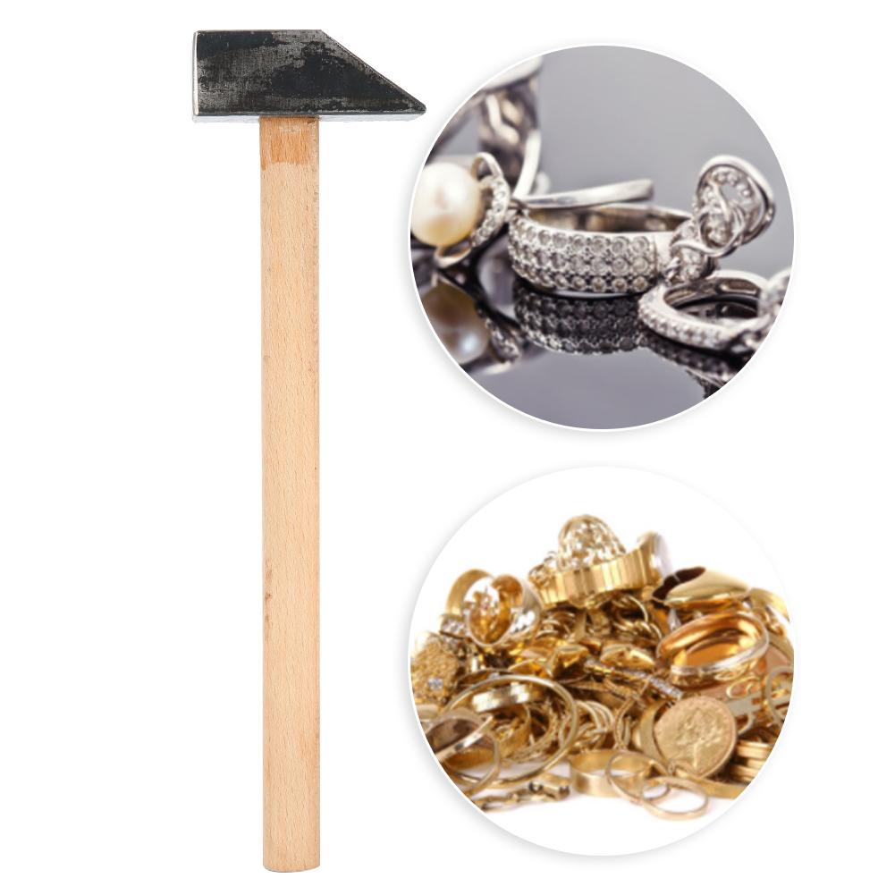DIY Hohe Härte Hammer Holzgriff Herstellung Reparatur Schmuckbearbeitungswerkzeug
