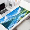 Beautiful Natural Scenery Mouse Pad Large Computer Office Game Table Mat Rubber Anti-slip Stitched Keyboard Mats Desk Pads