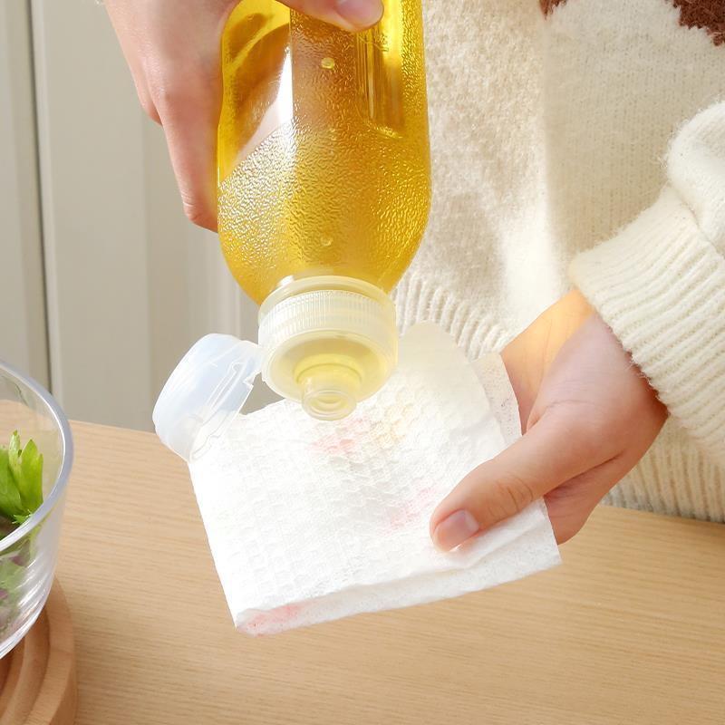 5Pcs 300/500Ml Squeeze Seasoning Bottles Screaming Oil Control Bottle High Temperature Oil Resistance Soy Multifunction